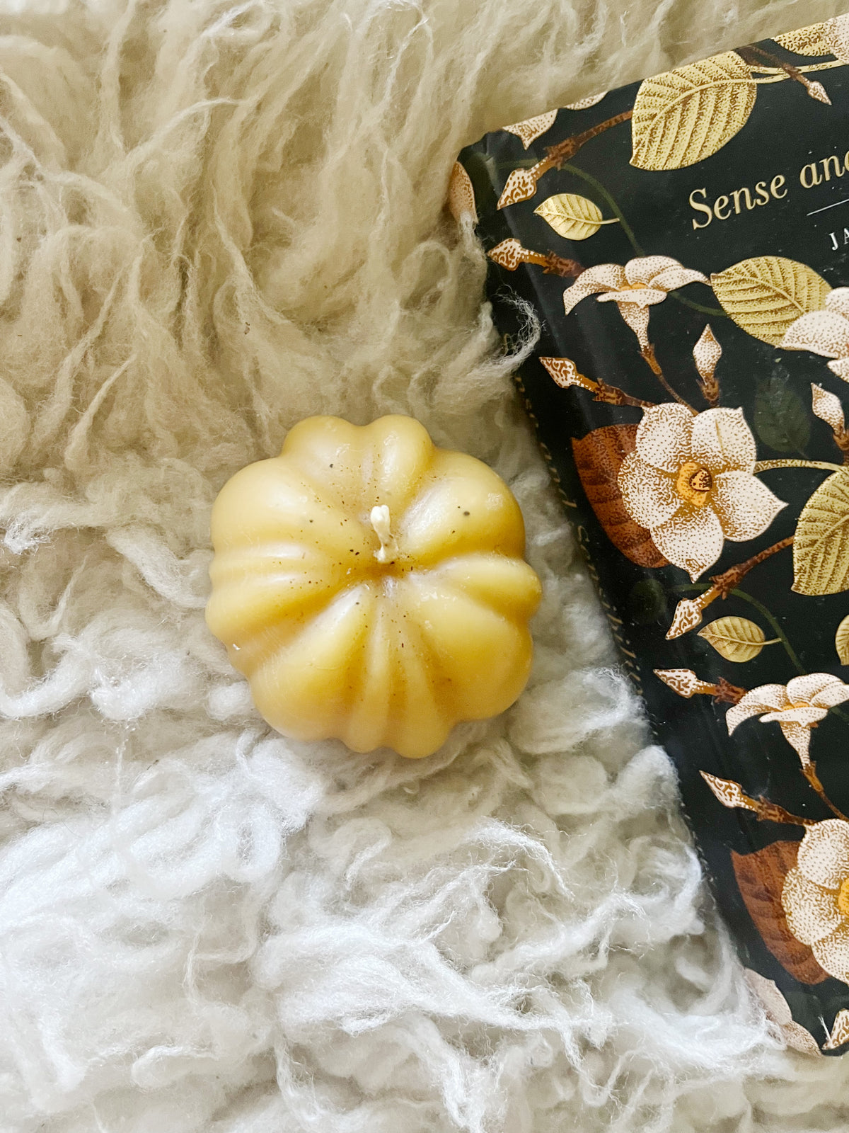 Pumpkin Beeswax Candle